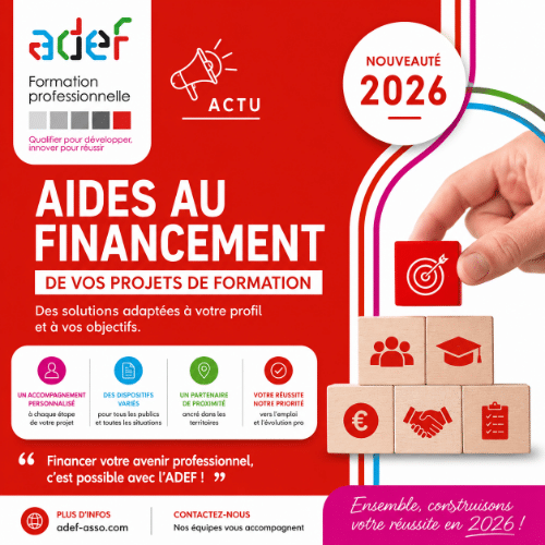 aides au financement des projets de formation, présentant les solutions adaptées à chaque profil, l’accompagnement personnalisé et les dispositifs disponibles pour réussir son parcours professionnel.